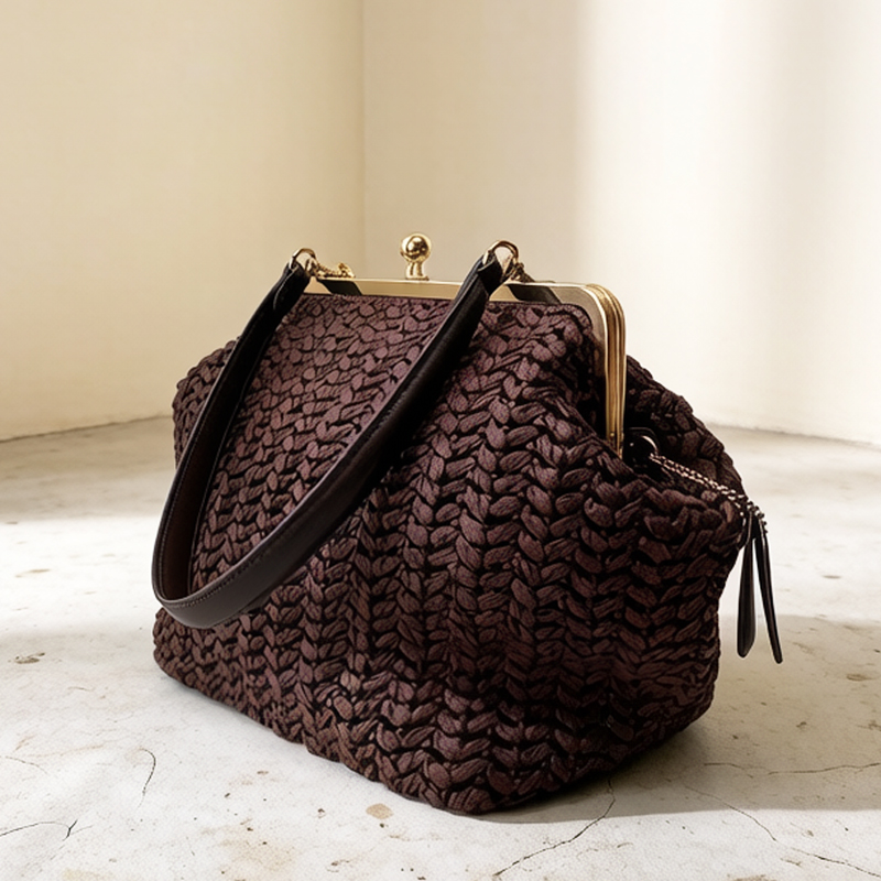 Crochet Bag Raffia - Tas Pantai Raffia Anyaman Tangan Model