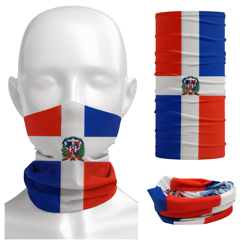 Headband Summer Knit - Dominica Bandana bendera nasional tanpa kelim