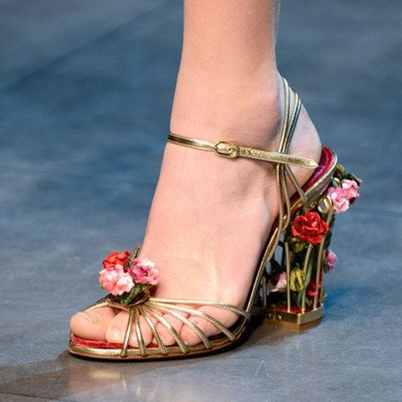 Sandal Strappy Heeled - Sandal Wanita Sangkar Burung Mewah Sandal