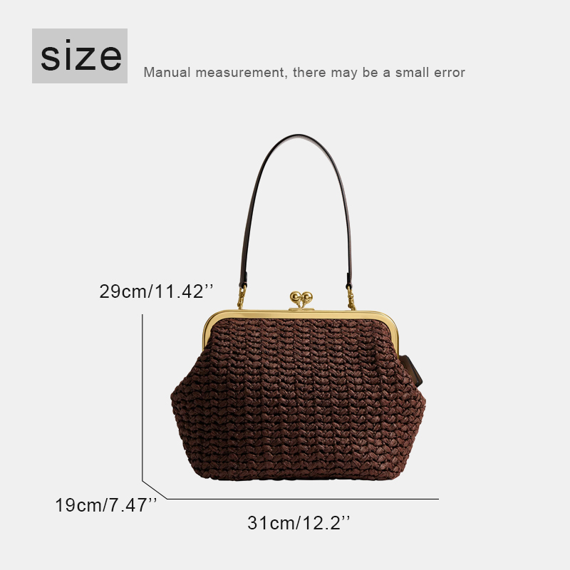 Tas Pantai Raffia Anyaman Tang - Crochet Bag Raffia ulasan dan harga