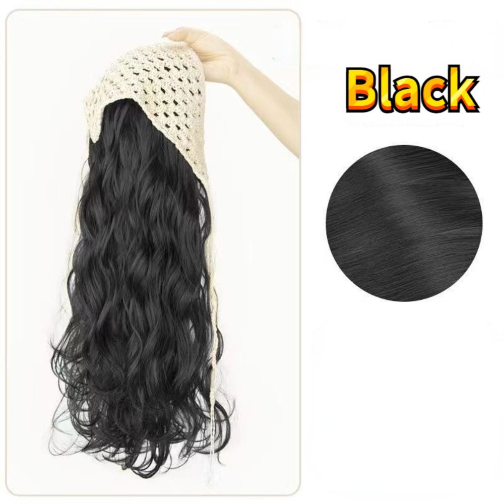 Wig Fashion 65CM, Kerudung Seg - Headband Summer Knit ulasan dan harga