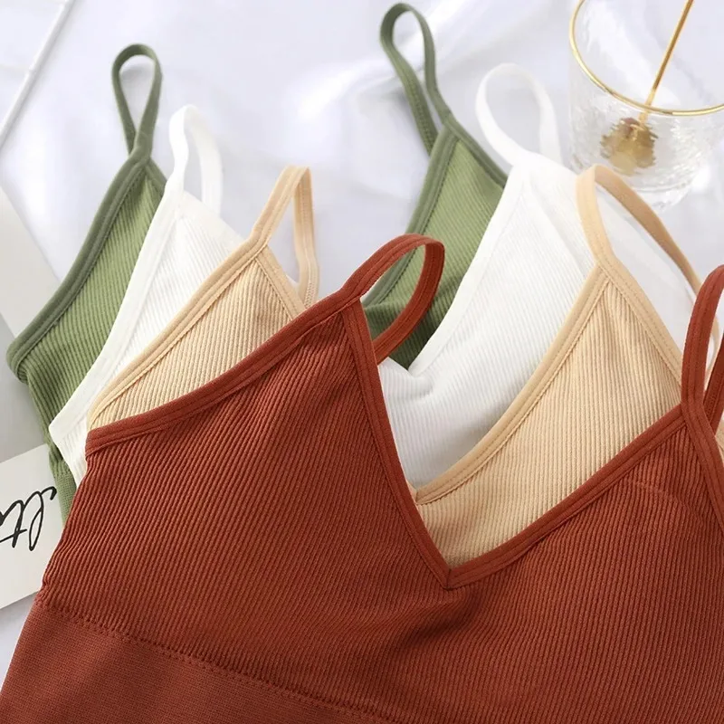 BH Push Up tanpa kelim wanita, - Bralette Triangle Set ulasan dan harga