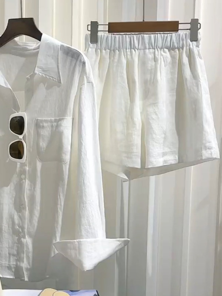 Setelan Baju Linen Wanita Musi - Linen Pant Wide ulasan dan harga