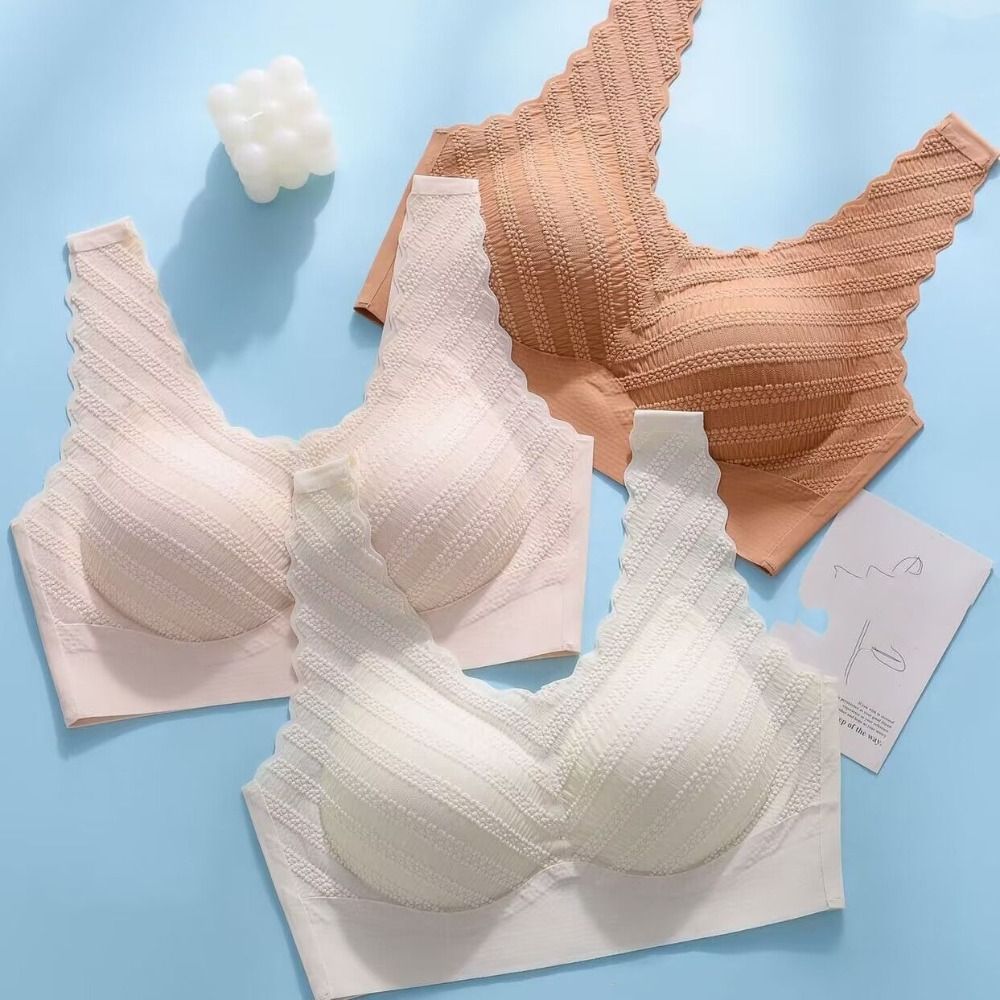 Bralette Tanpa Kawat Model V D - Bralette Triangle Set ulasan dan harga