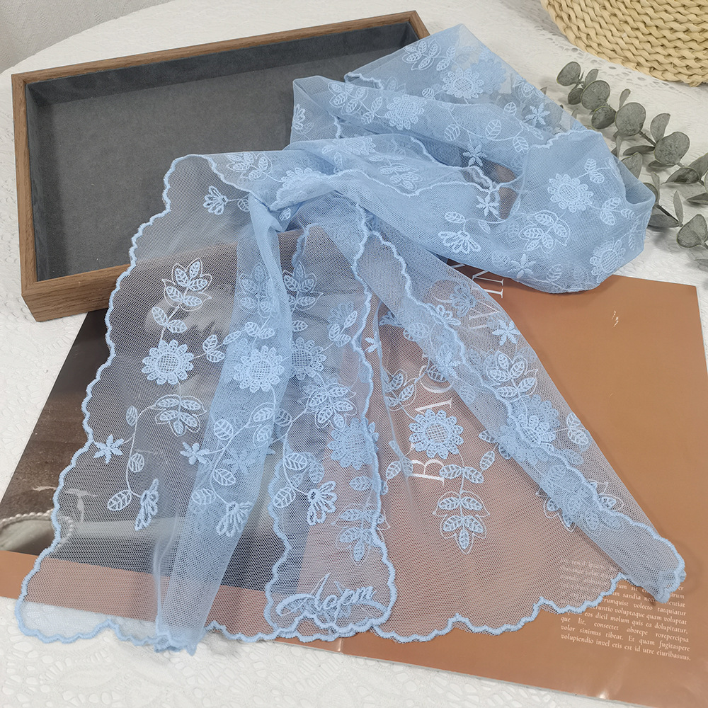 Syal Sutra Bunga Matahari Rend - Headband Summer Knit ulasan dan harga